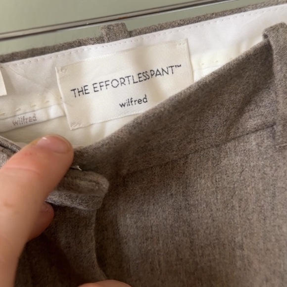 Wilfred Effortless Pants - R Heather Nomad Taupe - Picture 5 of 6